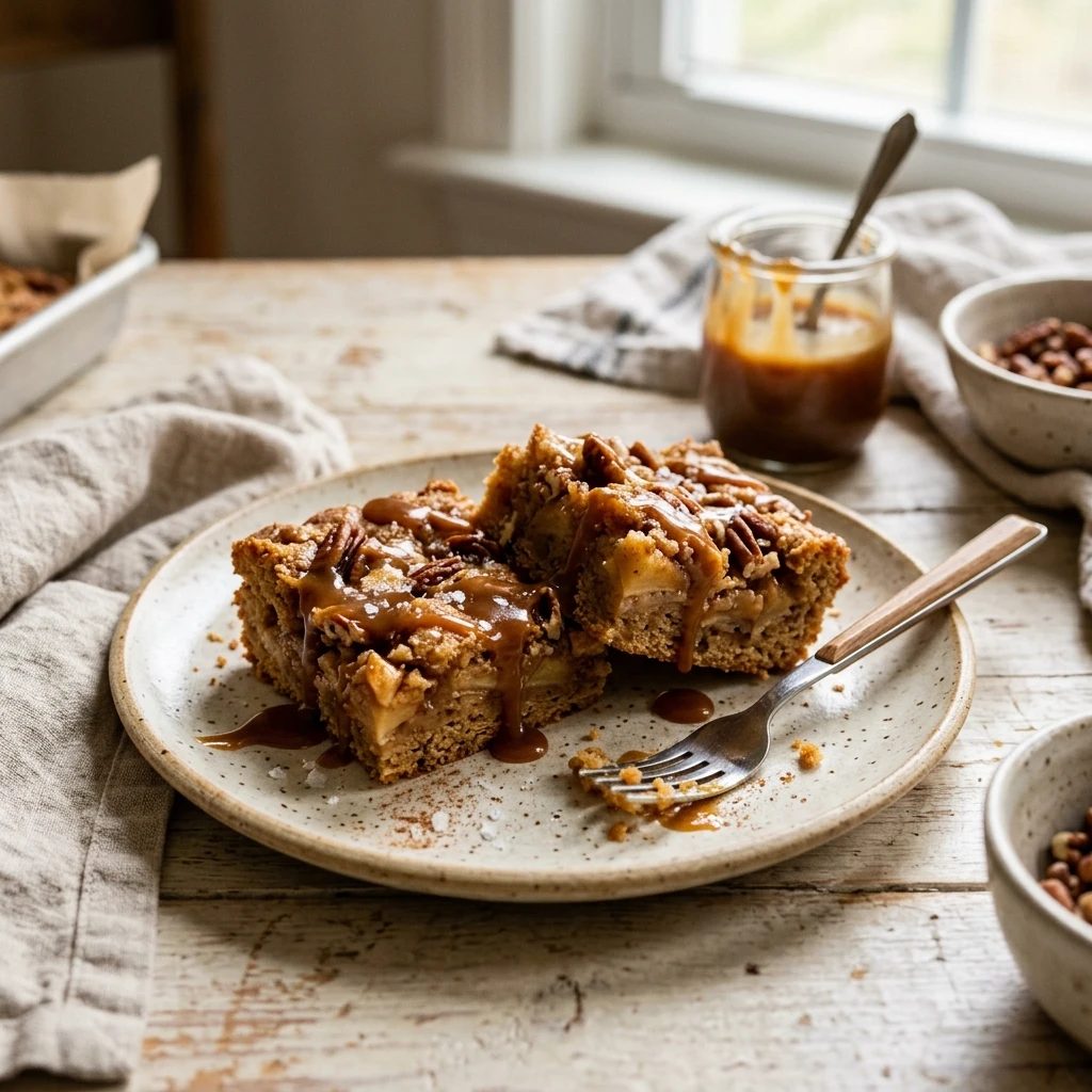 Caramel Apple Blondies Recipe