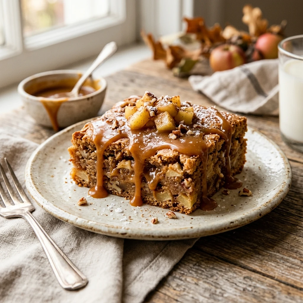 Caramel Apple Blondies Recipe