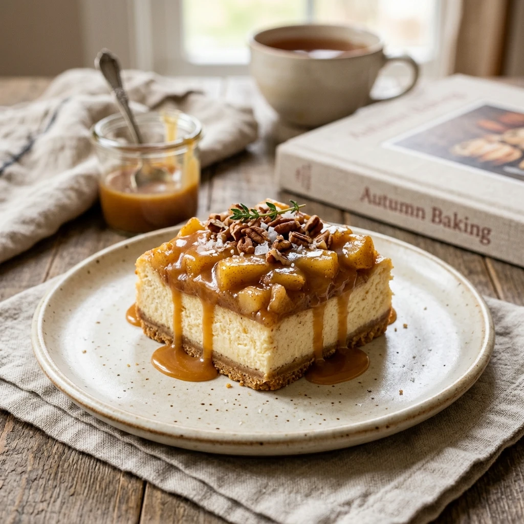 Caramel Apple Cheesecake Bars Recipe