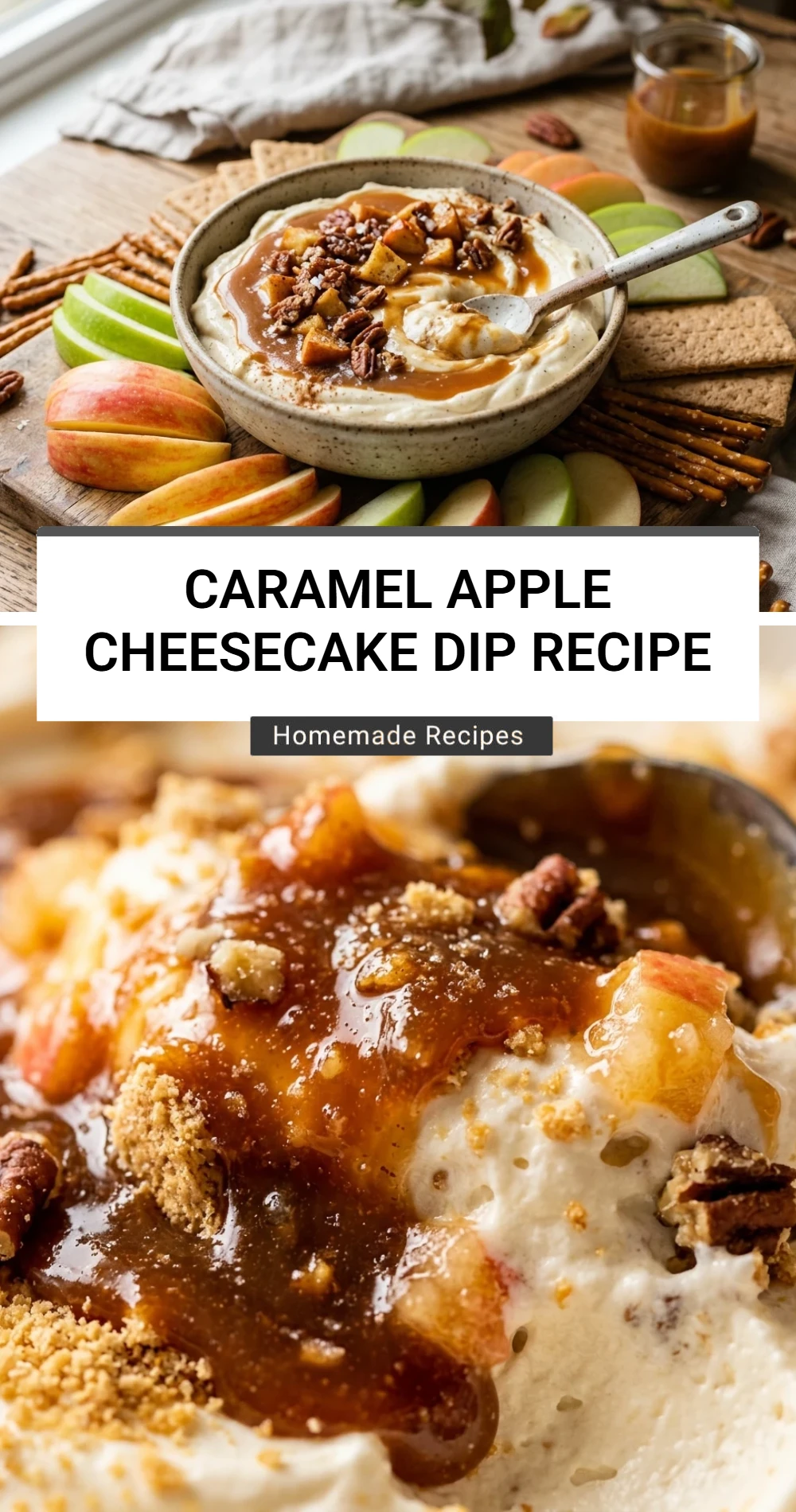 Caramel Apple Cheesecake Dip Recipe