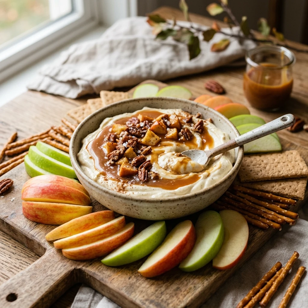 Caramel Apple Cheesecake Dip Recipe