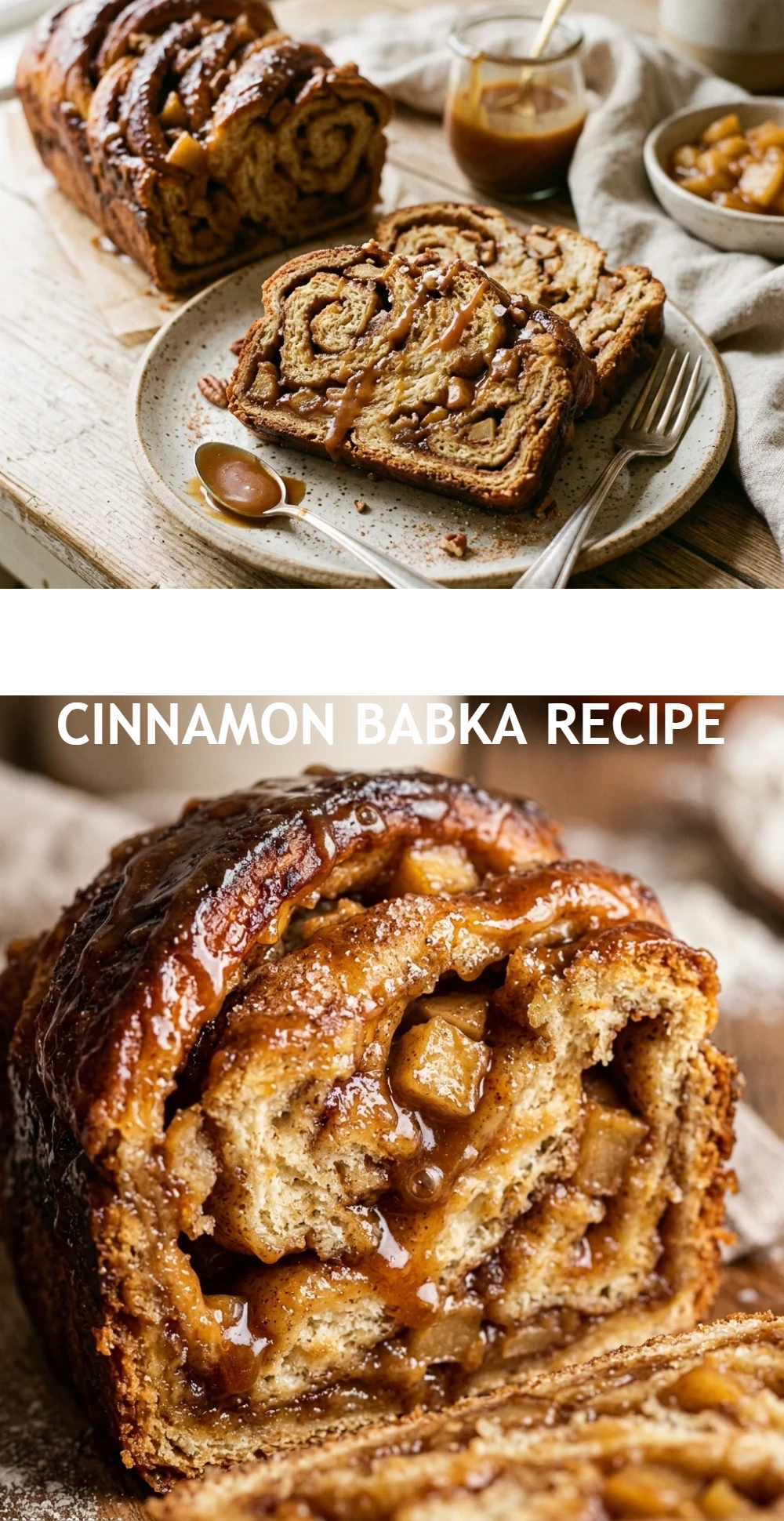 Caramel Apple Cinnamon Babka Recipe