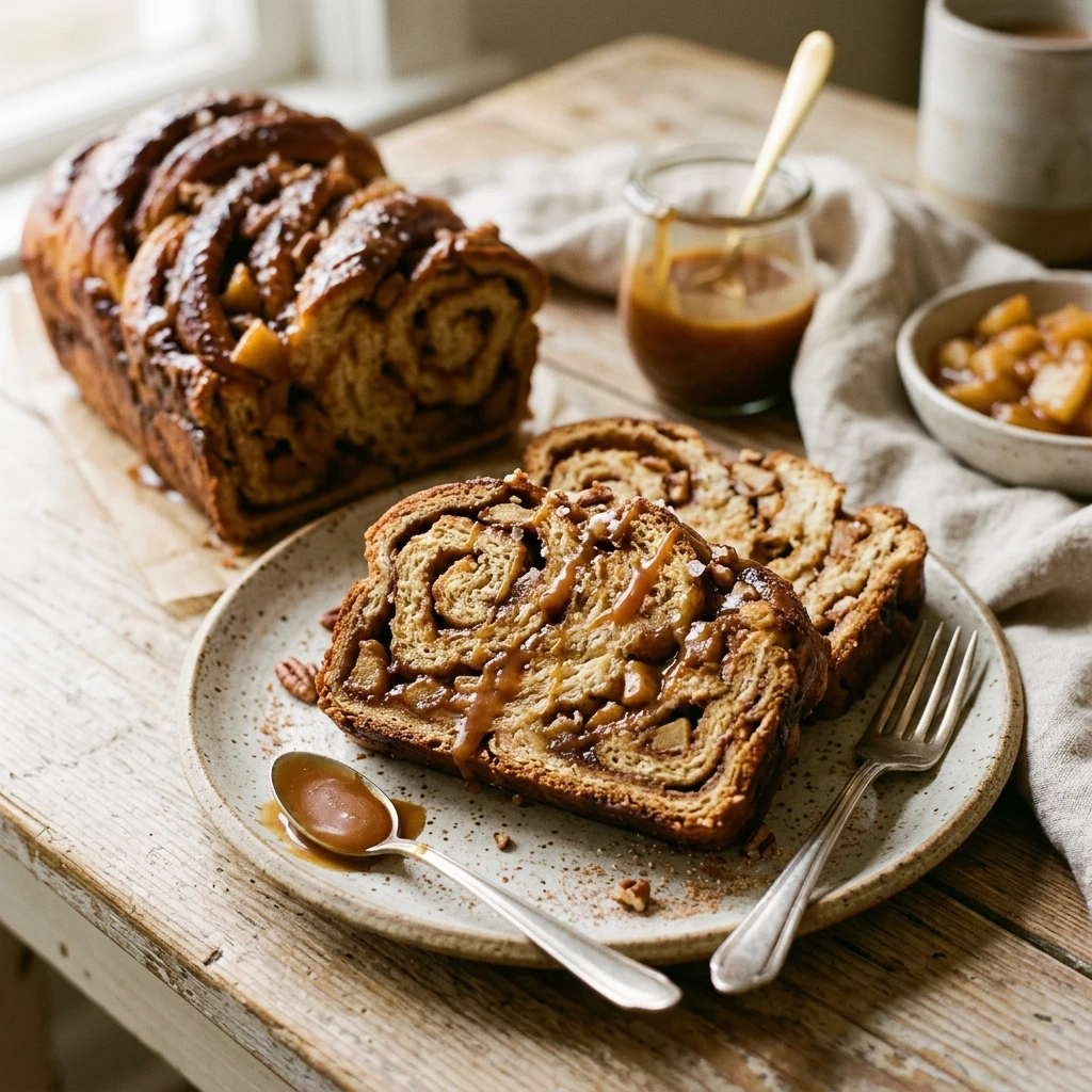 Caramel Apple Cinnamon Babka Recipe
