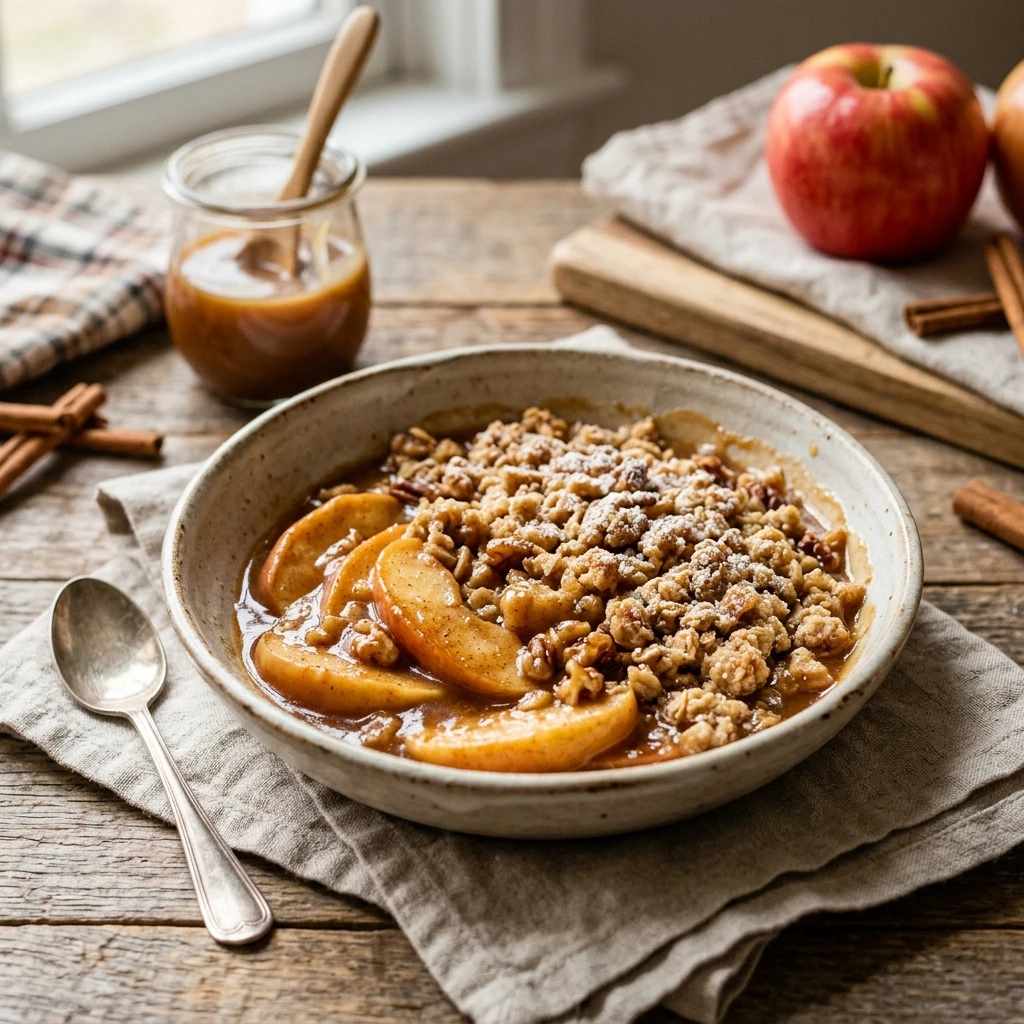 Caramel Apple Crisp Recipe