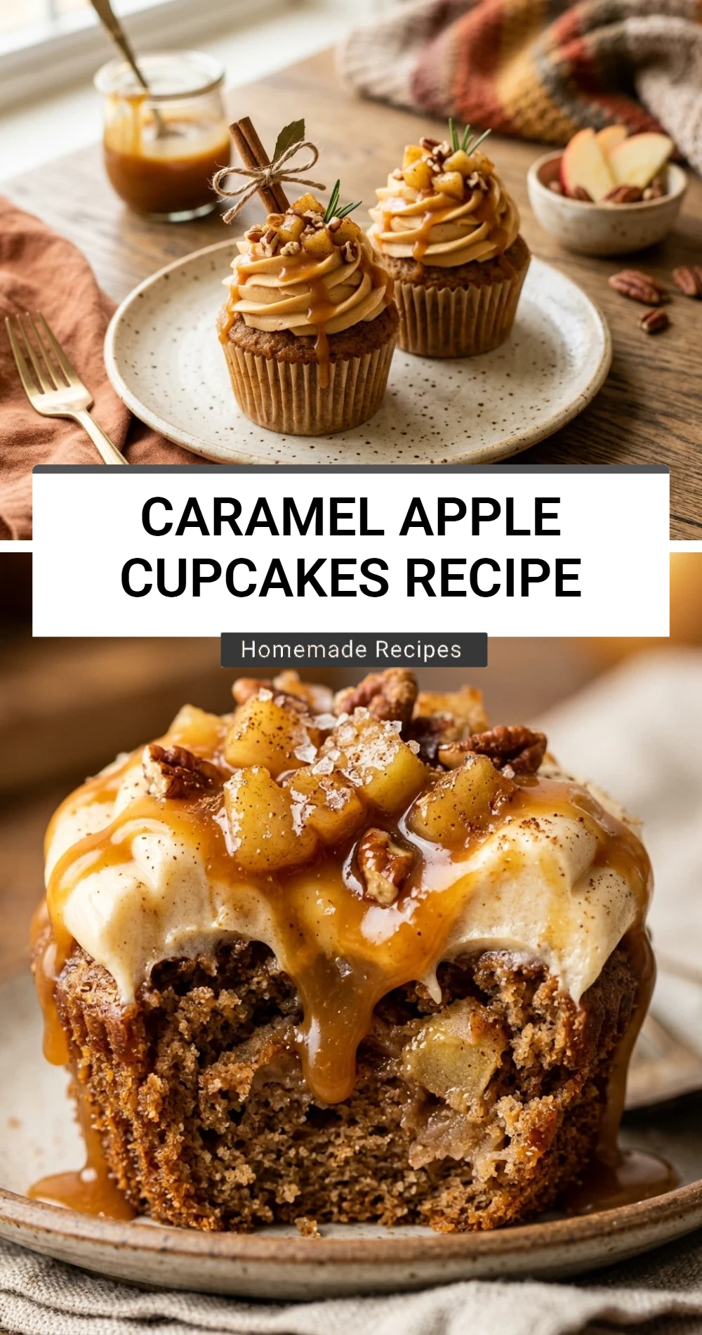 Caramel Apple Cupcakes Recipe