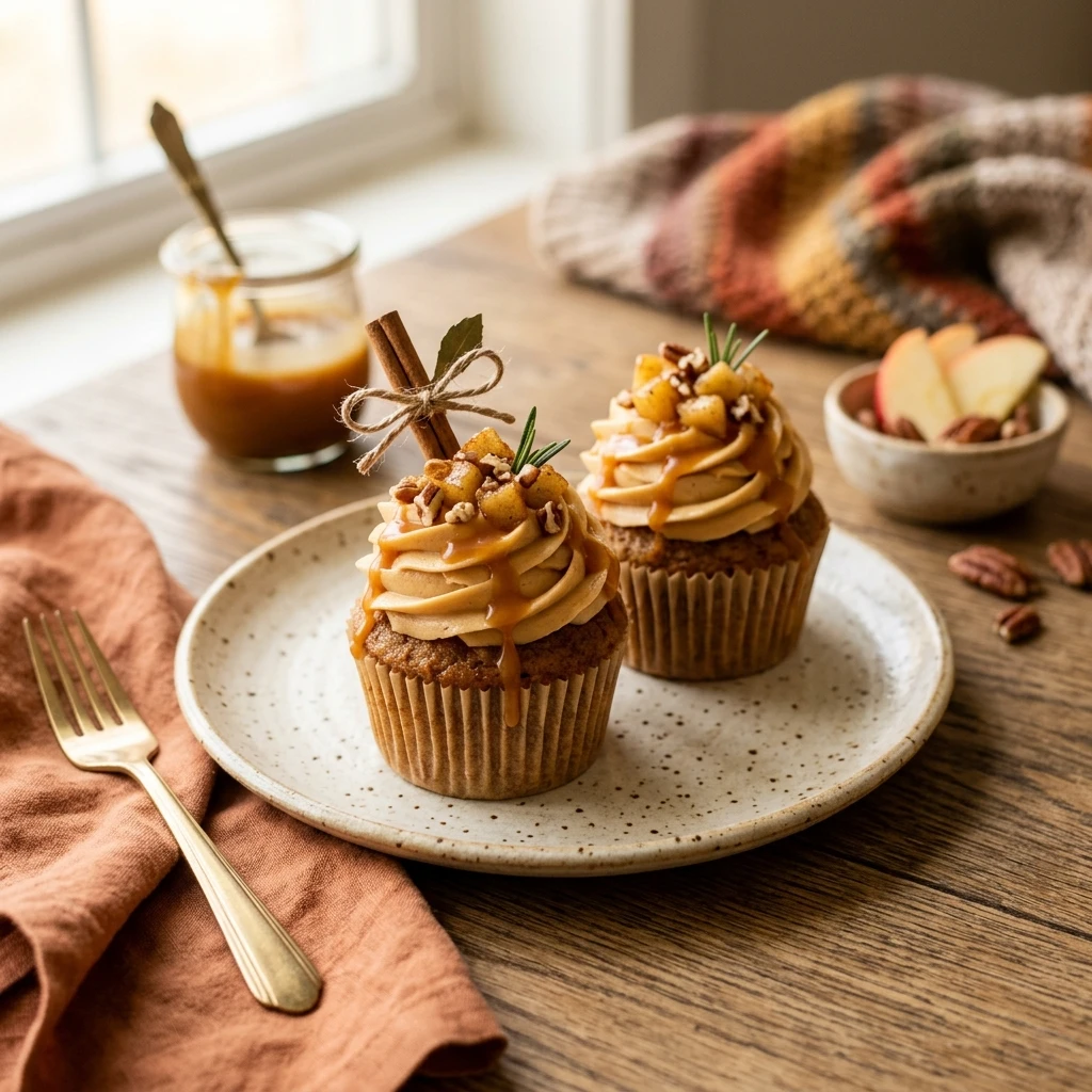 Caramel Apple Cupcakes Recipe