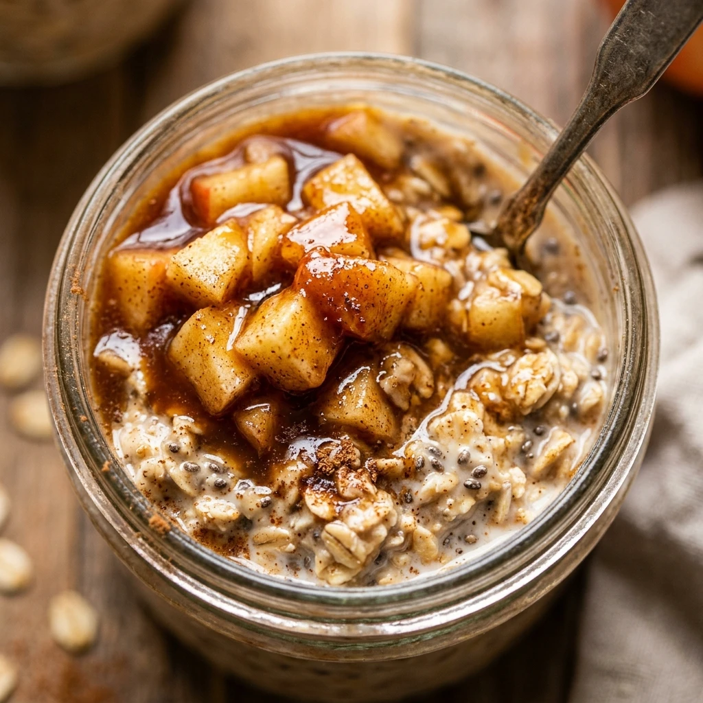 Caramel Apple Overnight Oats Recipe