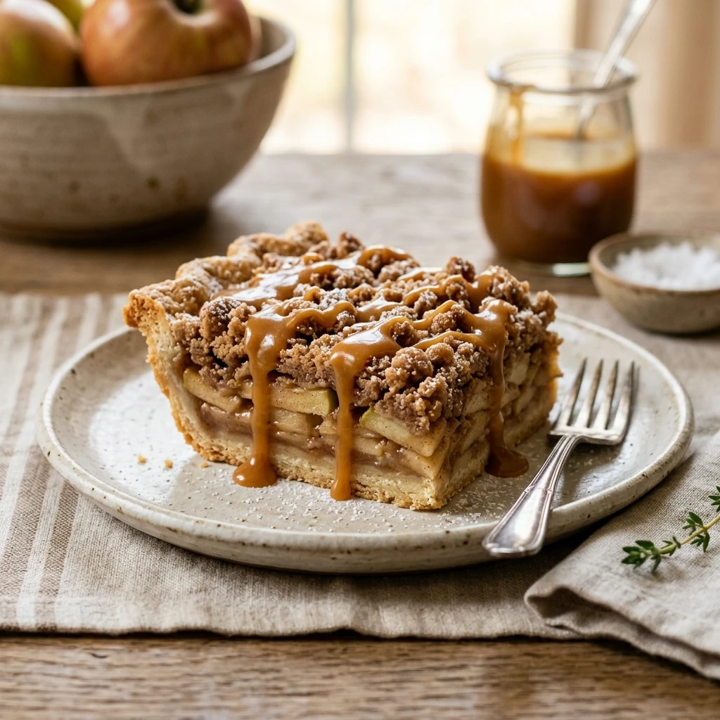 Caramel Apple Slab Pie Bars Recipe
