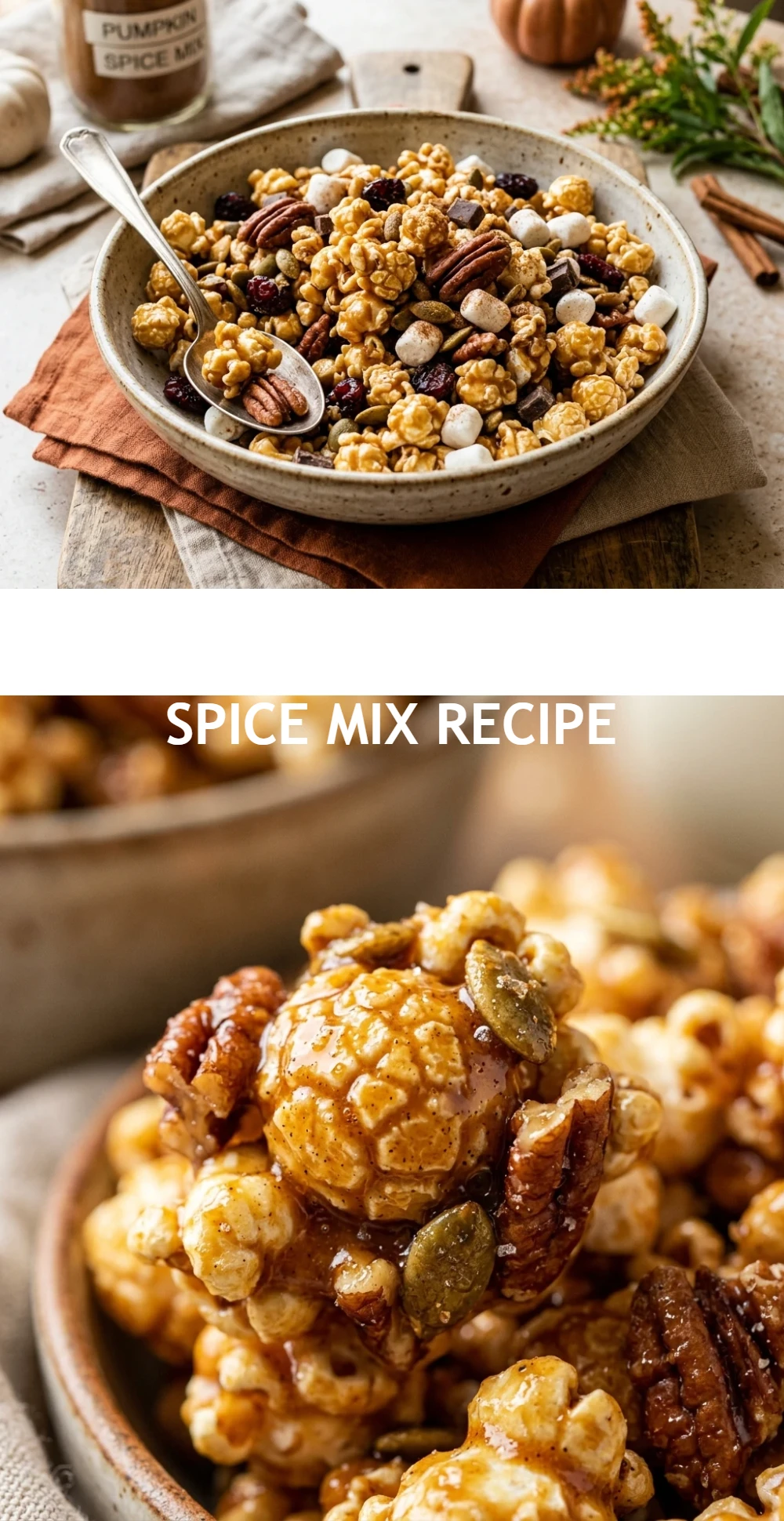 Caramel Corn Pumpkin Spice Mix Recipe