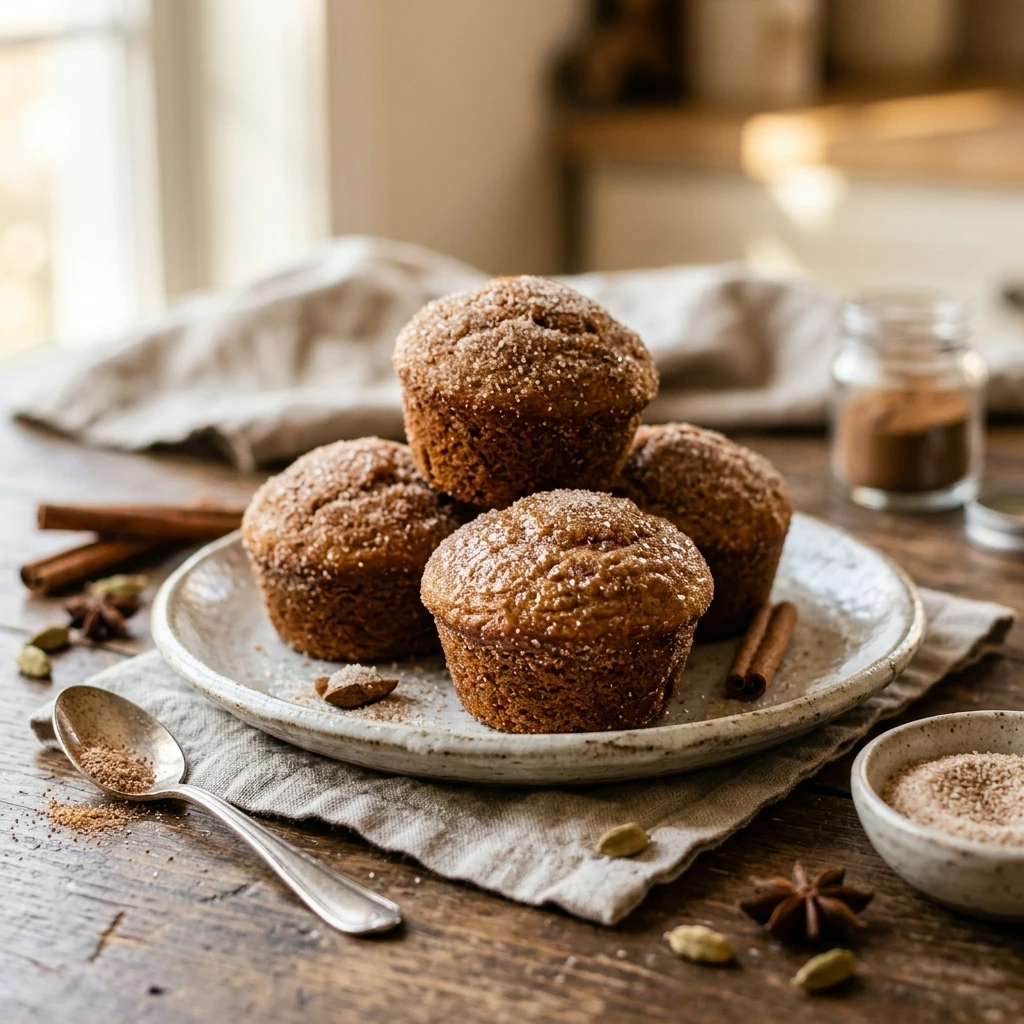 Chai Spiced Pumpkin Donut Muffins Recipe