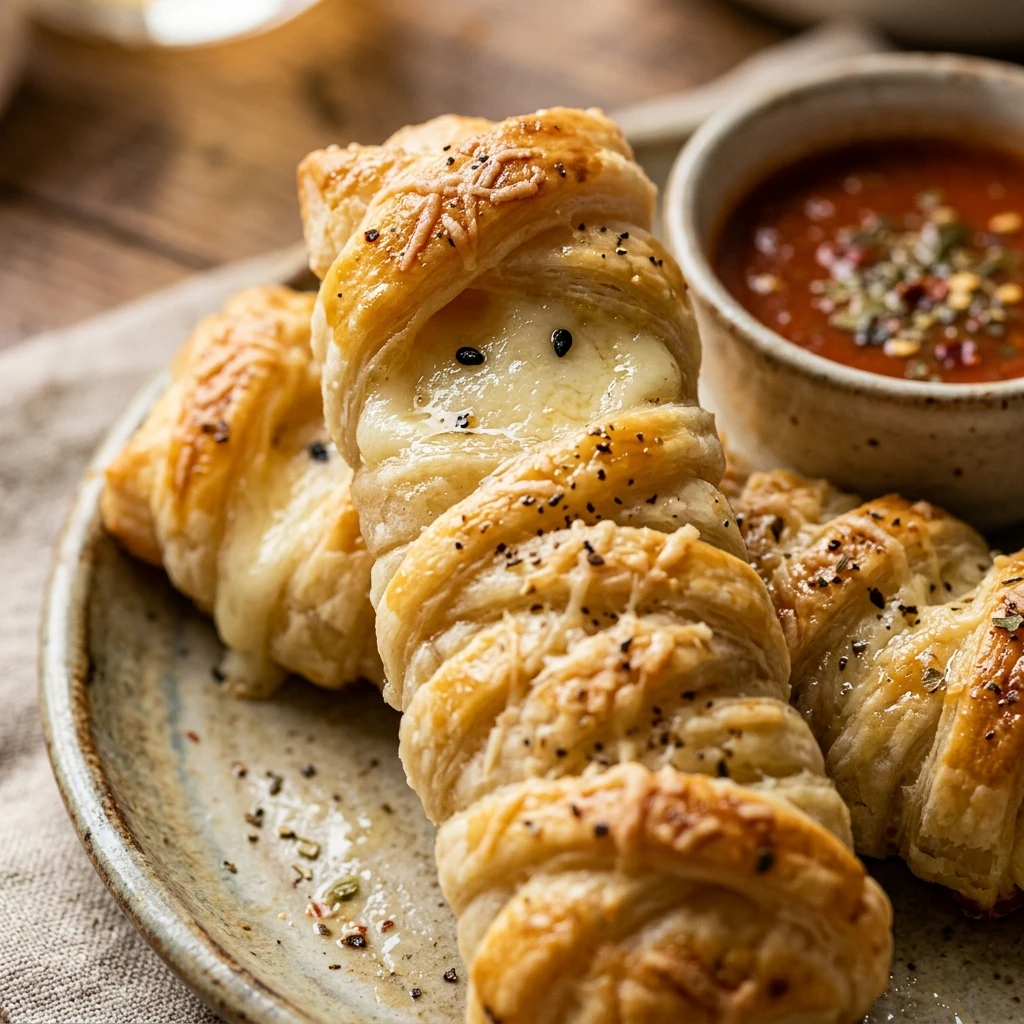 Cheese Stick Mummies Recipe