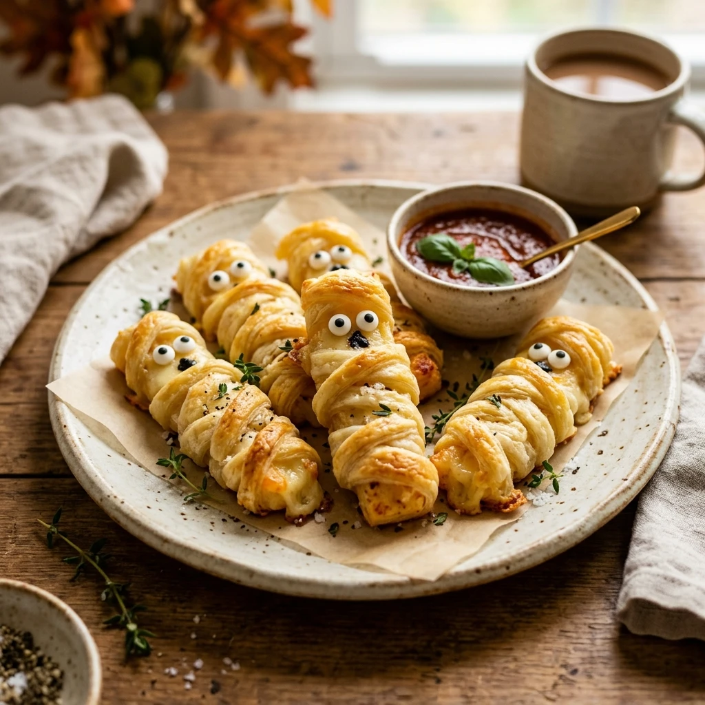 Cheese Stick Mummies Recipe