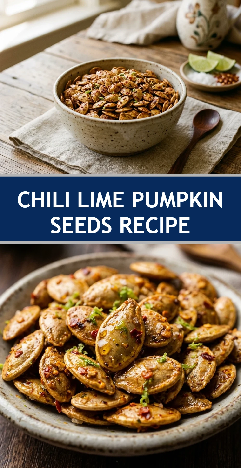Chili Lime Pumpkin Seeds Recipe