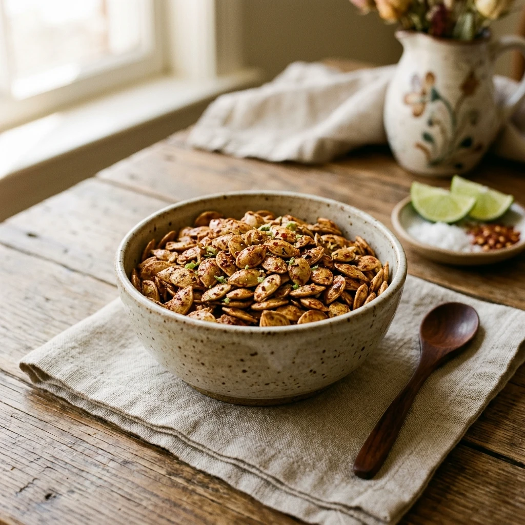 Chili Lime Pumpkin Seeds Recipe