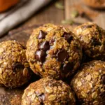 Chocolate Chip Pumpkin Spice Protein Bites
