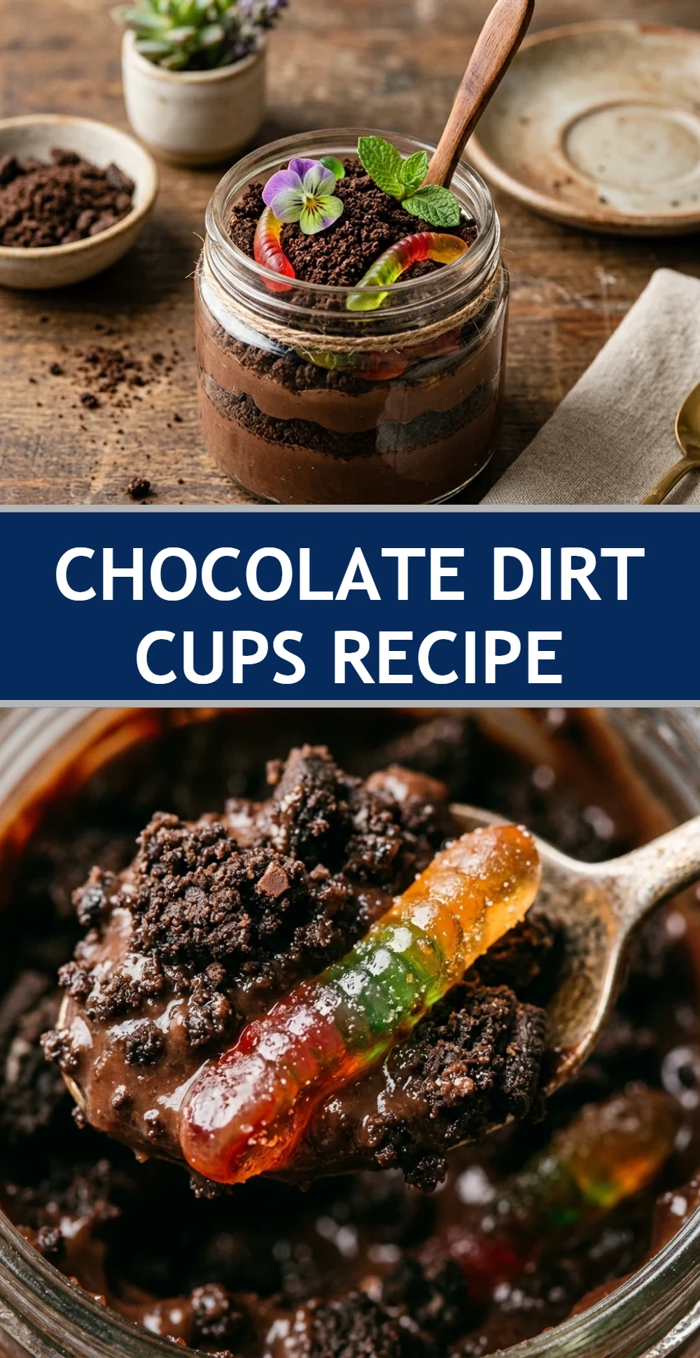 Chocolate Dirt Cups Recipe