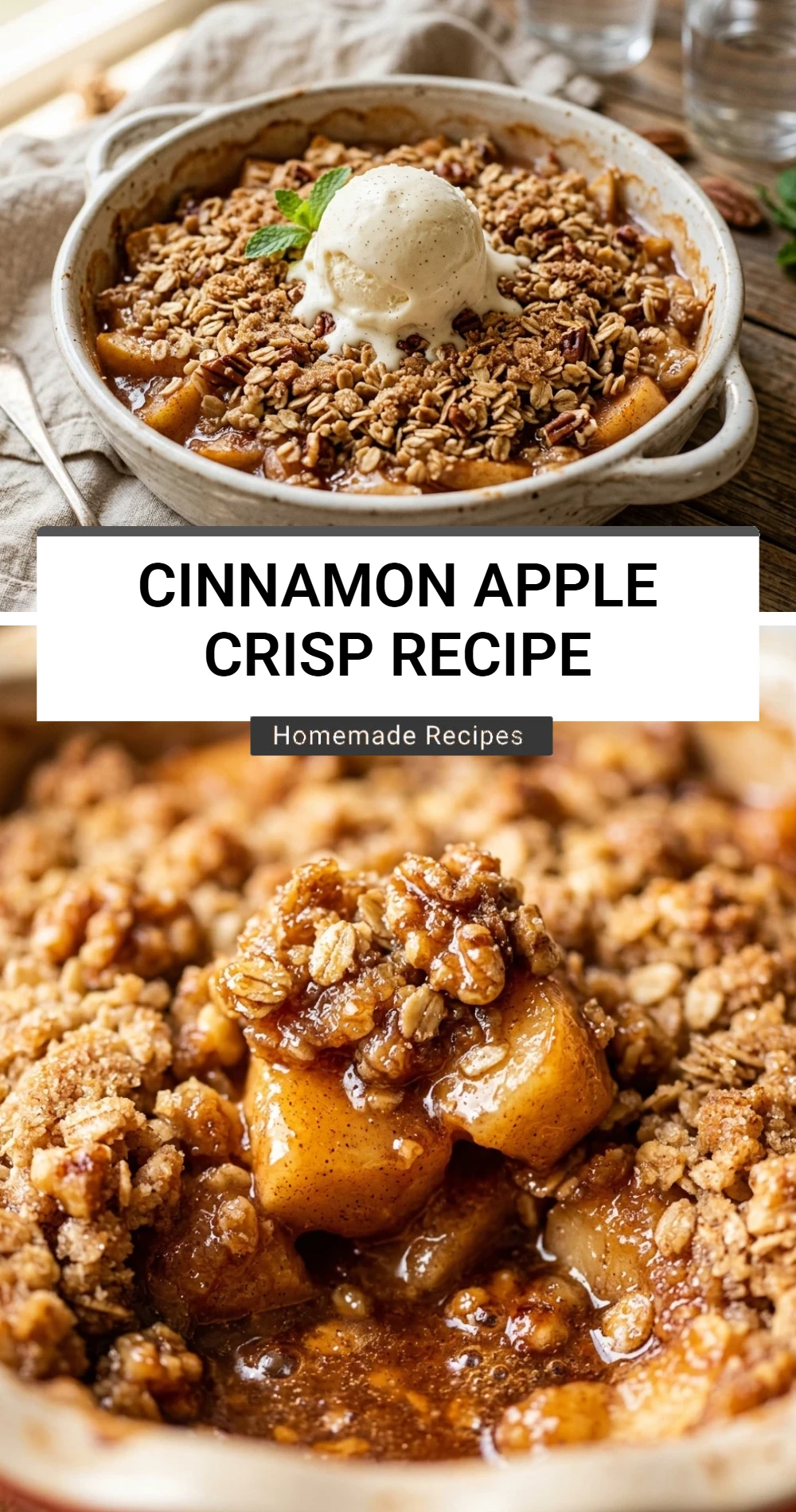 Cinnamon Apple Crisp Recipe