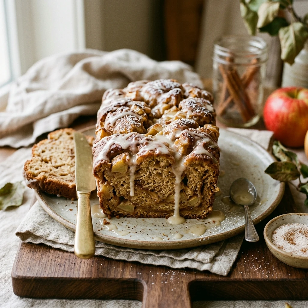 Cinnamon Apple Fritter Bread Recipe