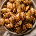 Cinnamon Maple Roasted Pumpkin Seeds Recipe