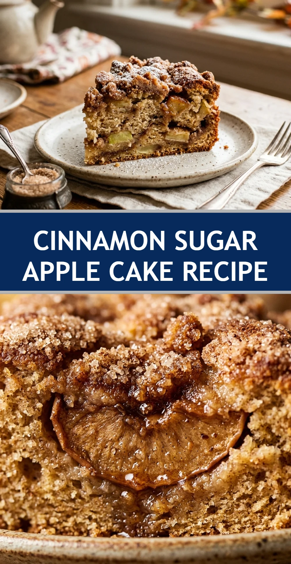 Cinnamon Sugar Apple Cake Recipe