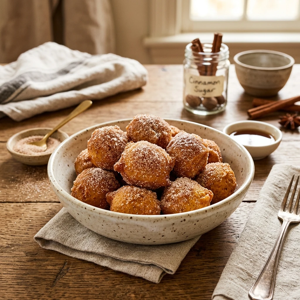 Cinnamon Sugar Pumpkin Fritters Recipe