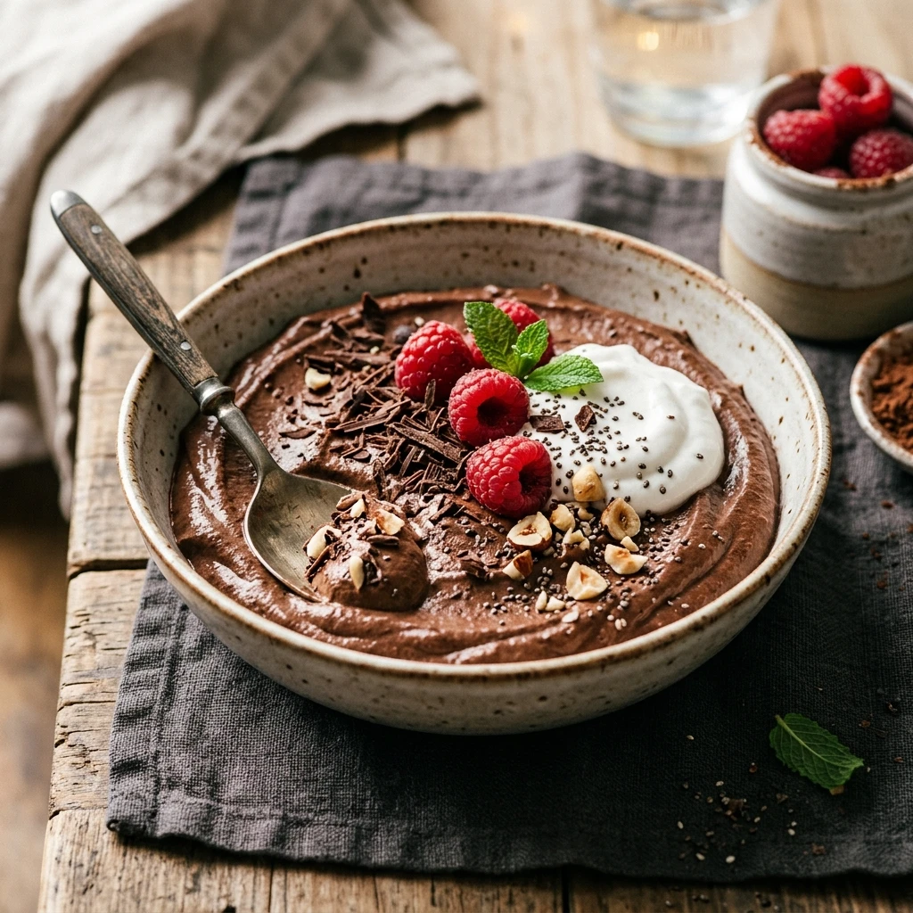 Cottage Cheese Chocolate Mousse High Protein Recipe