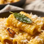 Creamy Butternut Squash Pasta With Sage