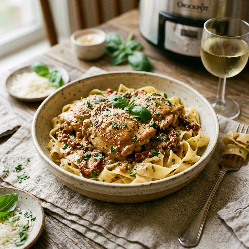 Creamy Crockpot Marry Me Chicken Dinner Recipe