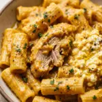 Creamy Pumpkin Chicken And Cottage Cheese Pasta Recipe