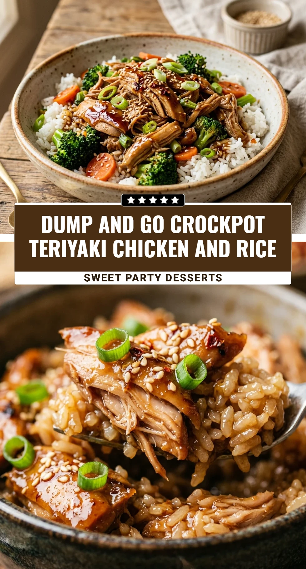 Dump And Go Crockpot Teriyaki Chicken And Rice