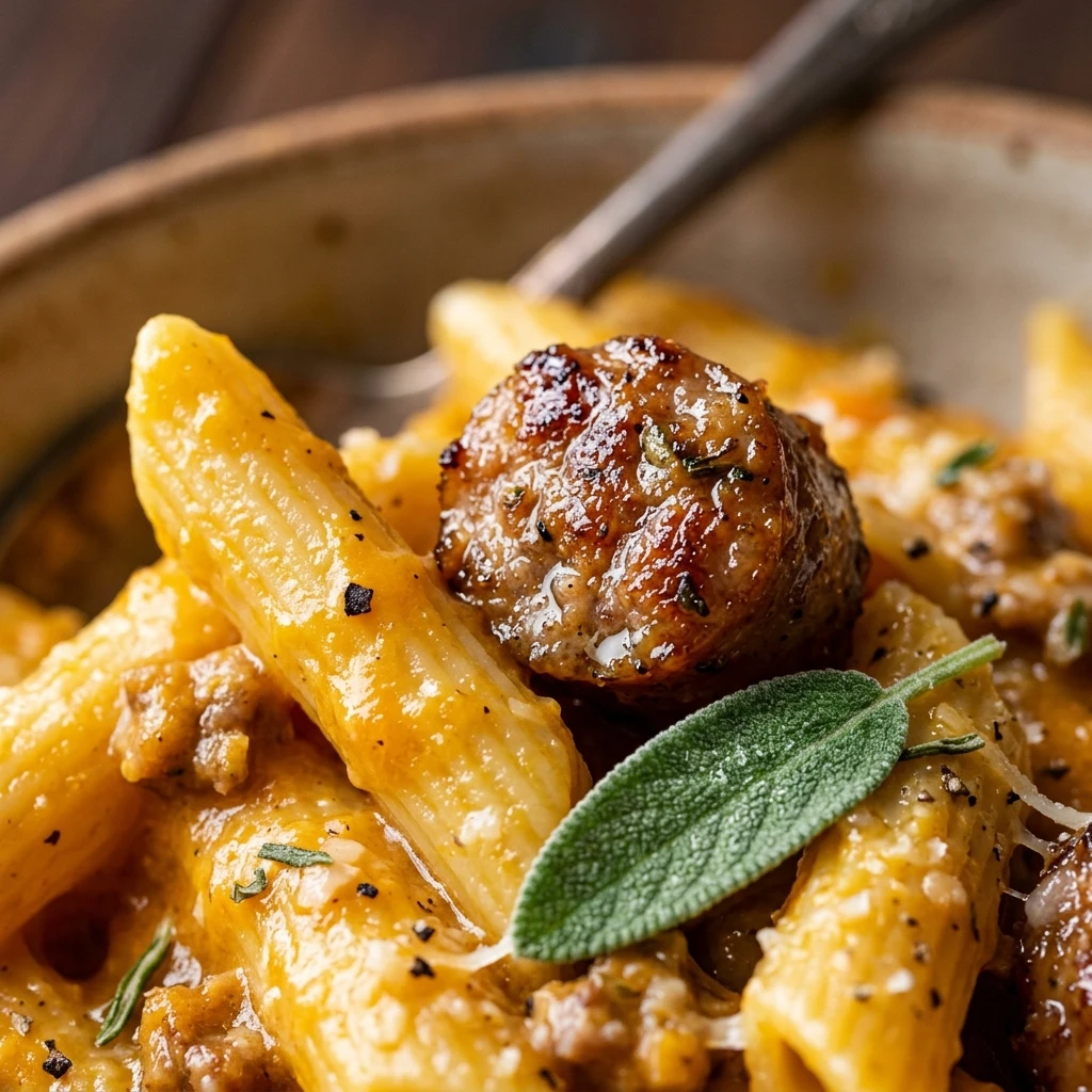 Fall Pasta With Pumpkin And Sausage Recipe