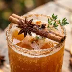 Fall Spiced Apple Cider Cocktail