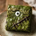 Frankenstein Matcha Brownies Recipe