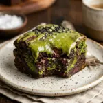 Frankenstein Matcha Brownies Recipe