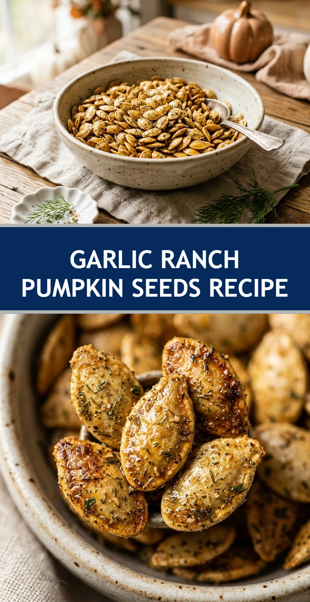 Garlic Ranch Pumpkin Seeds Recipe