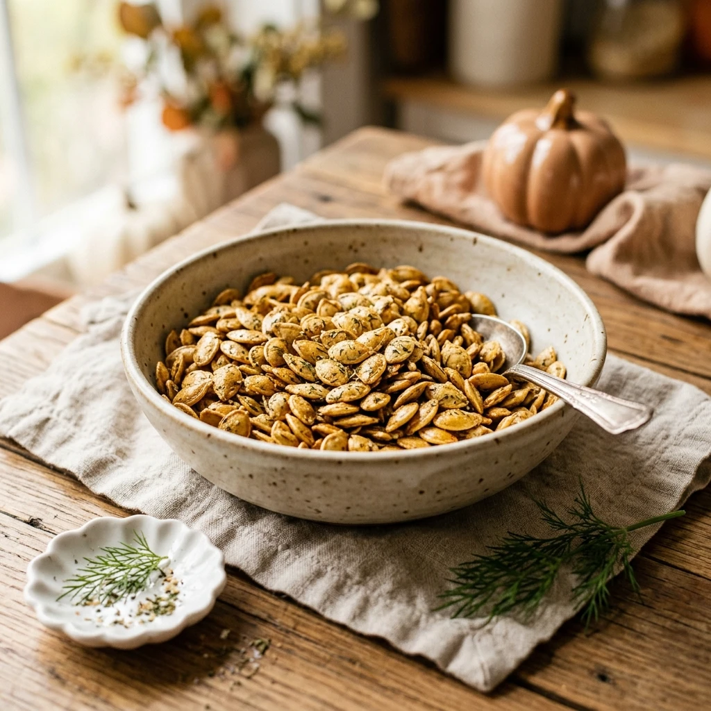 Garlic Ranch Pumpkin Seeds Recipe