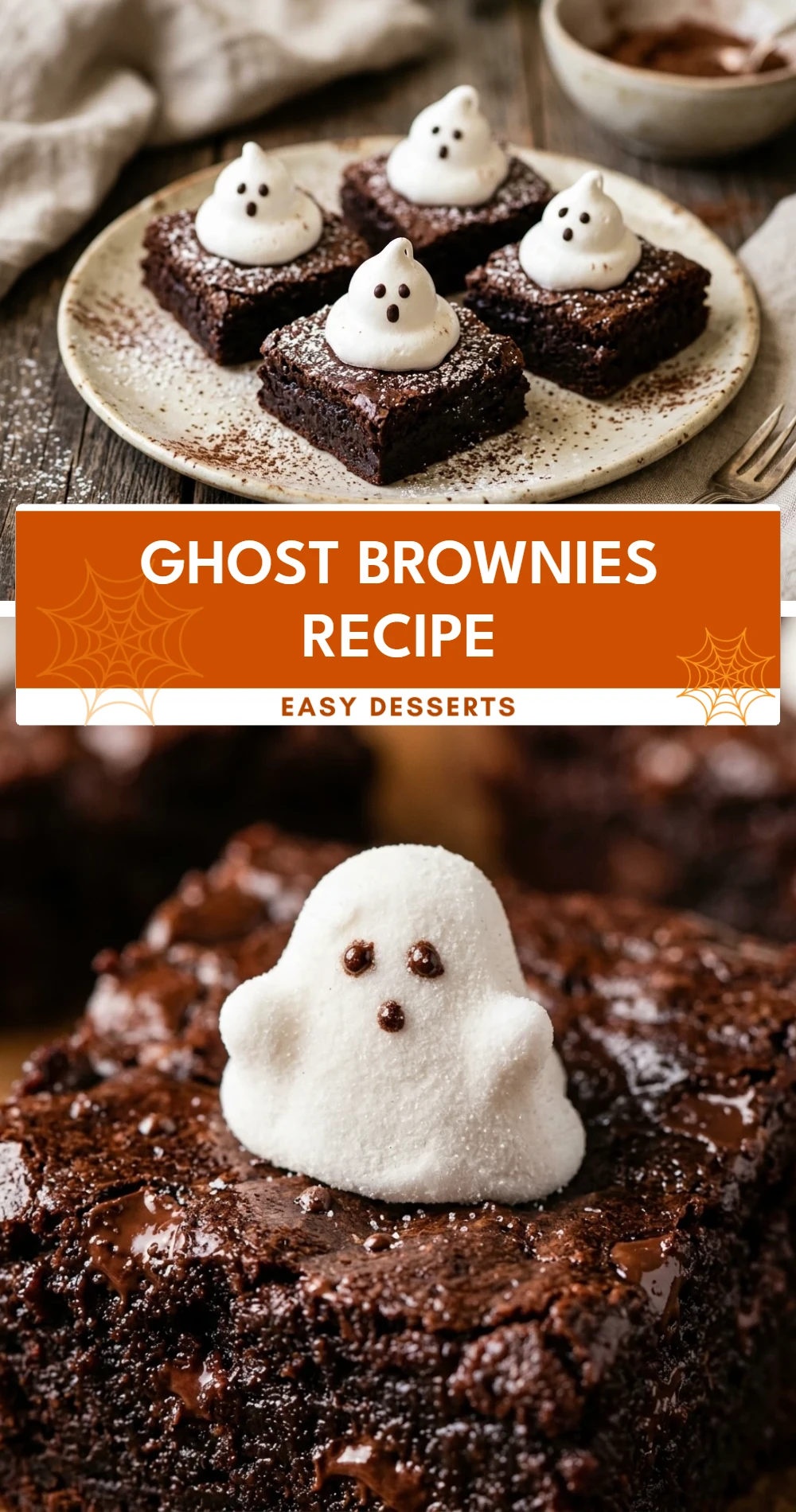 Ghost Brownies Recipe