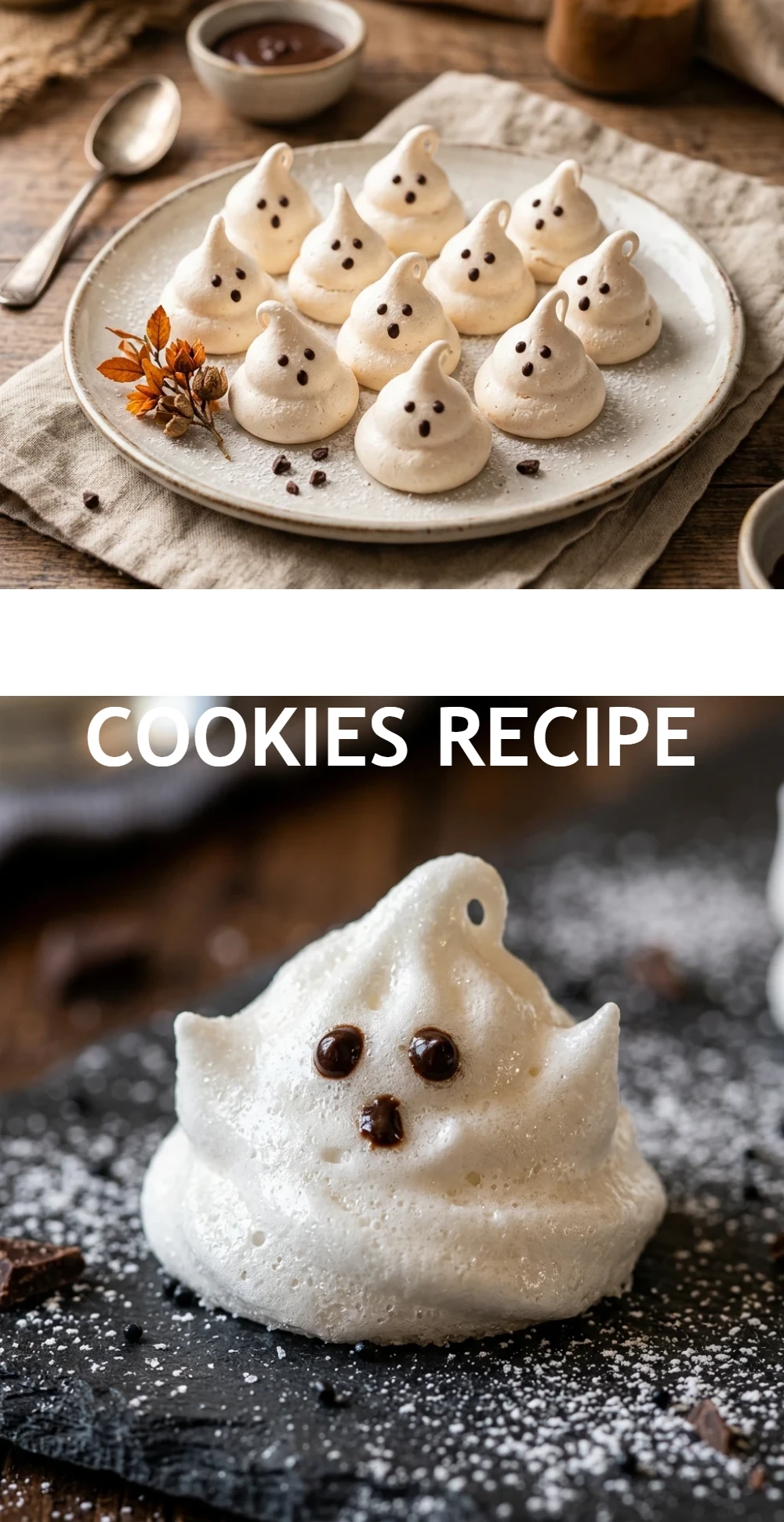 Ghost Meringue Cookies Recipe