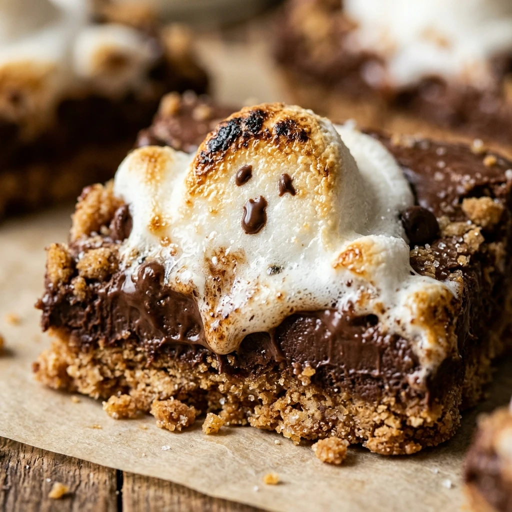 Ghost Peep S'mores Bars Recipe