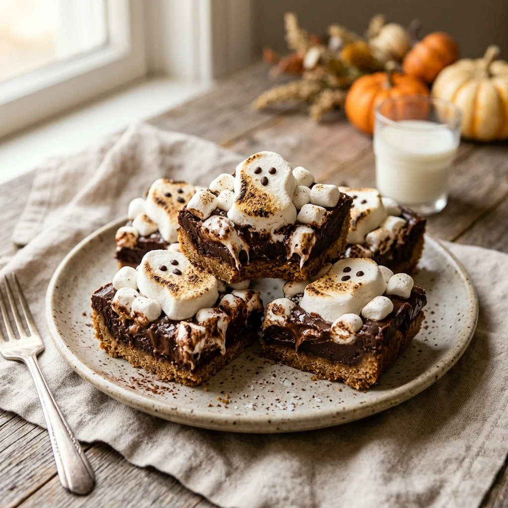 Ghost Peep S'mores Bars Recipe
