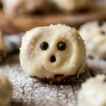 Ghostly White Chocolate Pretzel Bites