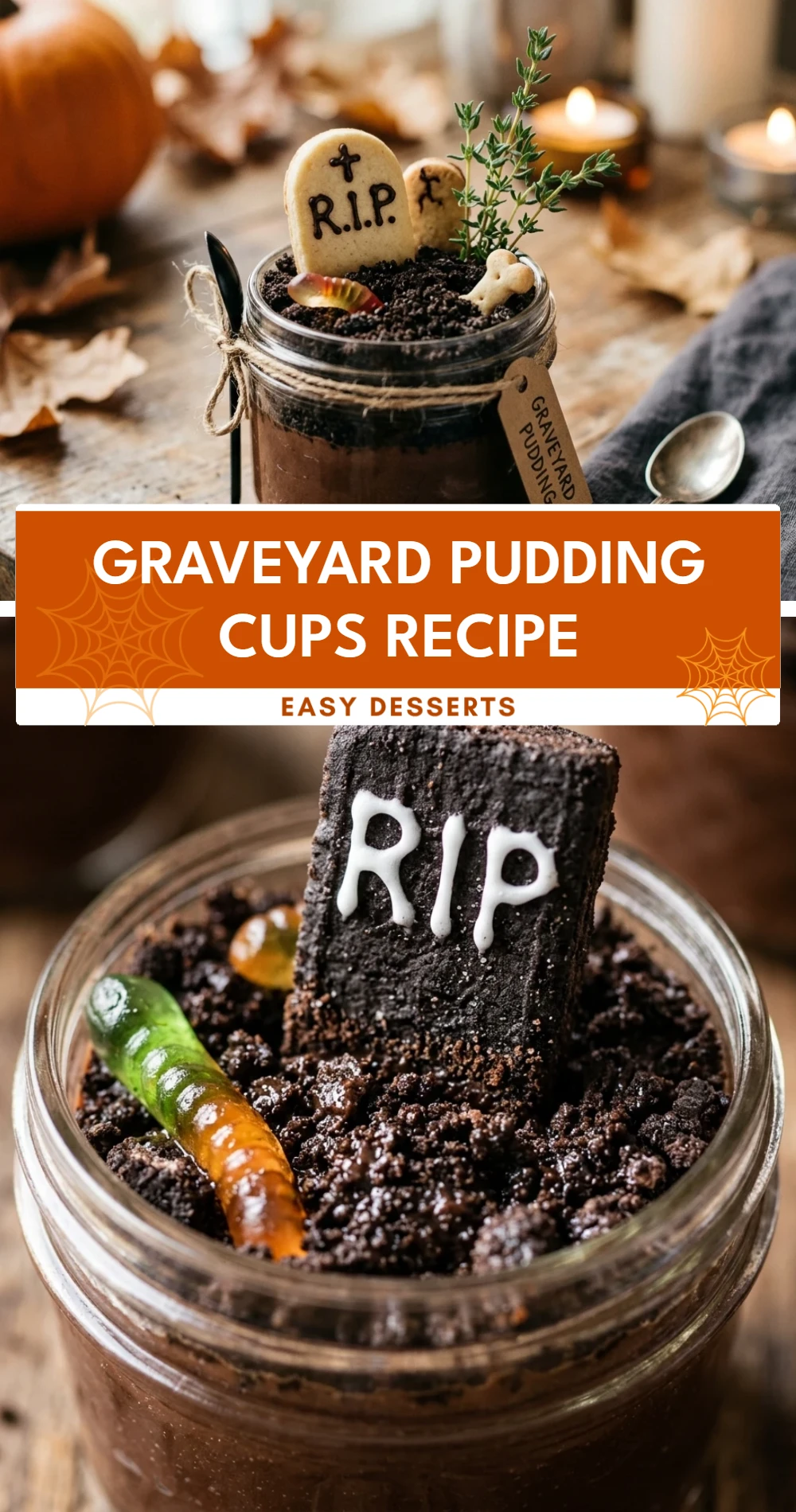 Graveyard Pudding Cups Recipe