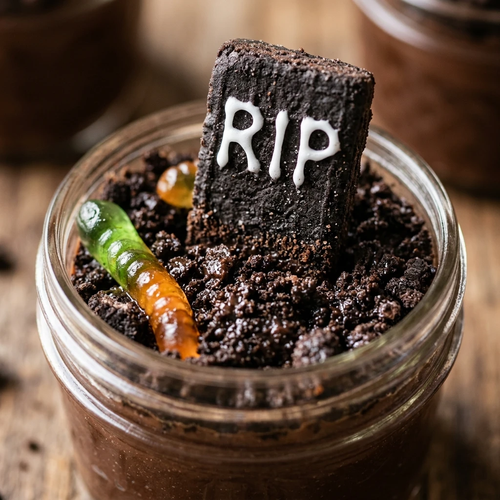 Graveyard Pudding Cups Recipe
