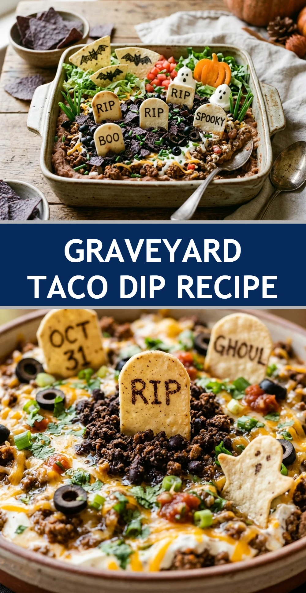 Graveyard Taco Dip Recipe