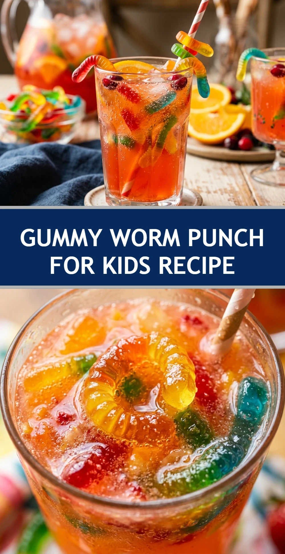Gummy Worm Punch For Kids Recipe