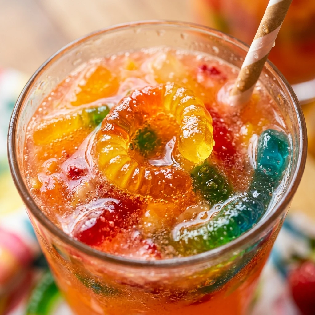 Gummy Worm Punch For Kids Recipe
