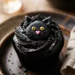 Halloween Black Cat Cupcakes Recipe