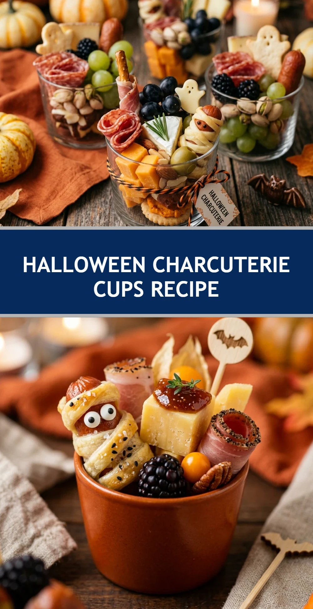 Halloween Charcuterie Cups Recipe