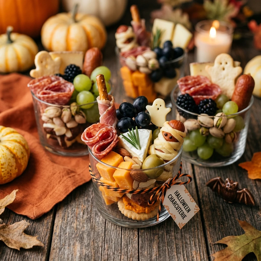 Halloween Charcuterie Cups Recipe