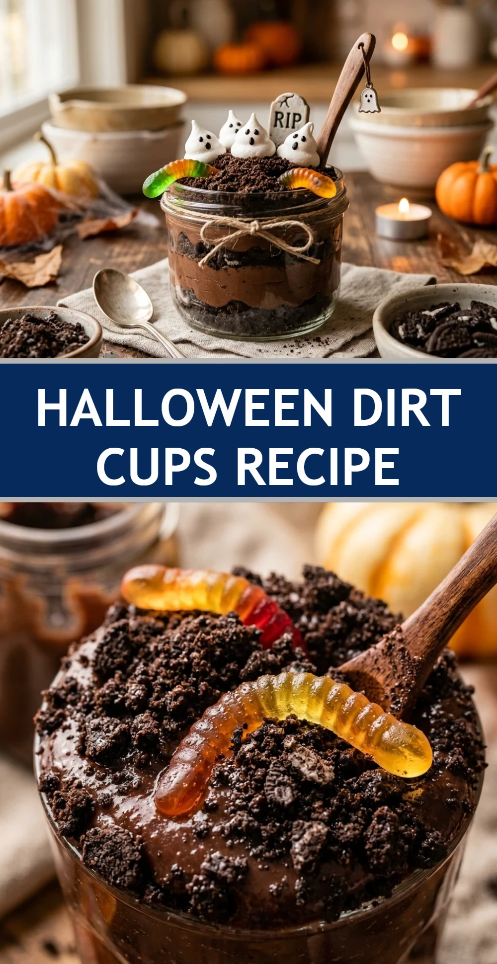 Halloween Dirt Cups Recipe